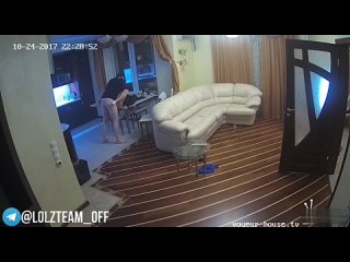 fucks his sister on the table, on a hidden camera
